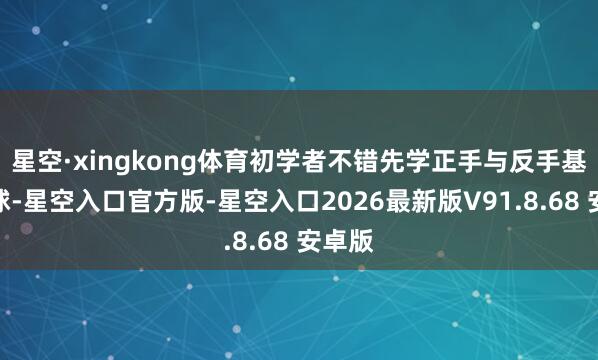 星空·xingkong体育初学者不错先学正手与反手基本击球-星空入口官方版-星空入口2026最新版V91.8.68 安卓版
