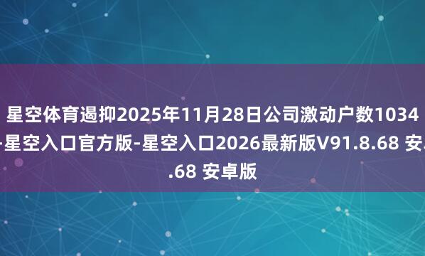 星空体育遏抑2025年11月28日公司激动户数10345户-星空入口官方版-星空入口2026最新版V91.8.68 安卓版
